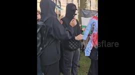 Belgium: Protest for Gaza outside the US Embassy in Brussels