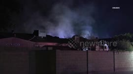 US, Phoenix: Glendale Carol Avenue Garage Fire Displaces 2 Residents