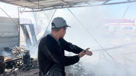 Israeli forces strike displaced Palestinians' tents in southern Gaza
