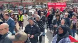 Sweden: Protesters in Sweden denounce Israeli assault on Gaza