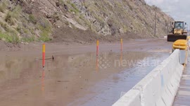 US, Los Angeles: Malibu Mudslides Prompt Closure Of PCH