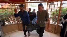 Funeral prayers held for Palestinians killed in Israeli air strikes on Khan Younis