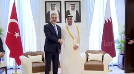 Qatar: Turkish foreign minister meets Qatari prime minister in Doha