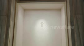 Italy: Footage shows Pope Francis' tomb in Santa Maria Maggiore Basilica