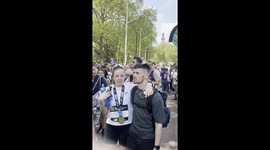 London Marathon 2025 finishers medal parade