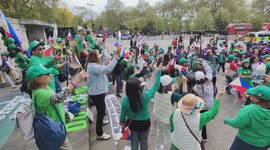 PDP Laban UK held a rally to support Bong Go for the 2025 Philippine general election in London, UK