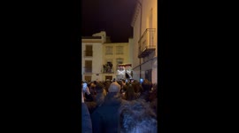 Tradition of Virgin Mary procession in Torredonjimeno, Spain