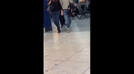 Glasgow Airport travelers forced to watch their step after someone leaves their poo on the floor