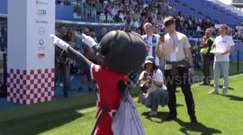 Super Cucumber keeps his cool to win Spanish football's Mascot League