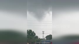 Tornado seen forming over homes in Birmingham, Alabama