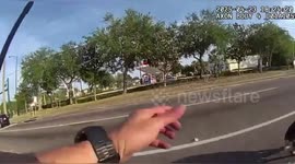 Dramatic moment police arrest suspected drug dealer in Florida