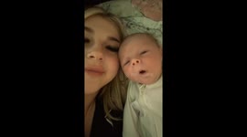 Three weeks old and already polite — Newborn’s ‘Thank You’ melts 30 million hearts
