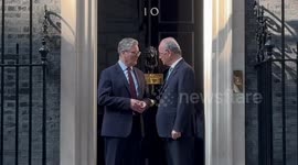 Keir Starmer welcomes Palestinian Authority Prime Minister to 10 Downing Street