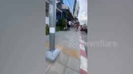 Two British tourists fined over clash with locals outside shop in Pattaya