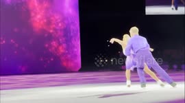 Moment Jayne Torvill slipped during Bolero routine with Christopher Dean