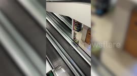 Spain power outage: Video shows empty shop without power