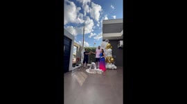 Gender Reveal Smoke from Wrong Direction