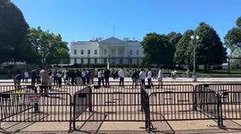 US: Posters of arrested illegal immigrants displayed outside White House