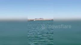 US: Speedboat Flies Through Air At 200 MPH Attempting Record At Lake Havasu