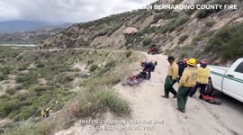 US: Motorcycle Rider Rescued After Off-Road Accident Near Cleghorn Trail