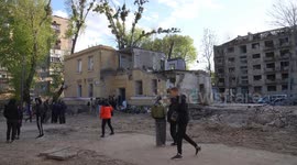 Russia - Ukraine War, Rocket Attack On Kyiv Aftermath