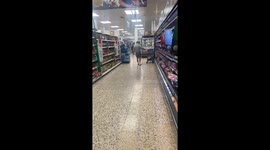 Person slips and falls while running in store in South Wales