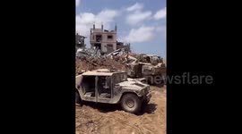 Palestine: Israeli forces ontinue demolishing and detonating homes east of Al-Shuja’iyya neighborhood