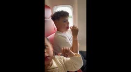 Little boy’s first airplane ride goes from thrill to terror during takeoff