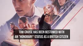 Tom Cruise bestowed 'honorary' British status