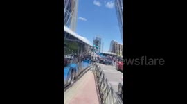 Spain Blackout: Madrid's Plaza Castilla Following Power Outage