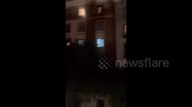 Spain: People Celebrate End of Nationwide Power Outage 2