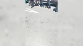 Spain power outage: Long queues as locals try to get home during blackout