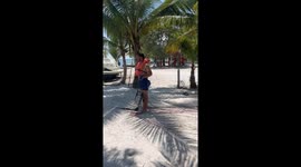 Parasailer Fails on Takeoff