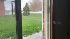 Styrofoam-like hail stones fall on homes in Wisconsin