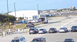 Hapless trainee pilot crashes into parked truck in Florida