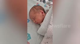 Mum who lost nine pints of blood giving birth to triplets is