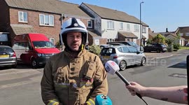 House destroyed in suspected gas explosion