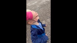 Boy's reaction to receiving surprise ride-on truck is truly heartwarming