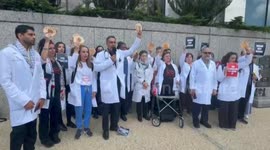US: 'Bread Not Bombs!': Doctors Against Genocide cry for Gaza at US Capitol