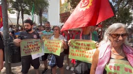 Brazil: Pro-Palestinian protest in Brazil