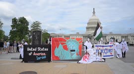 US: Silent protest at US Capitol calls for ceasefire, humanitarian support in Gaza