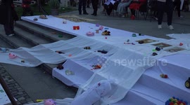 North Macedonia: Hundreds rally in North Macedonia in solidarity with Gaza