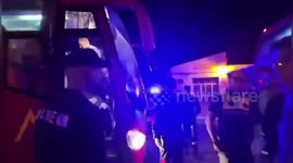 Spain: Emergency Forces Distribute Blankets and Food in Train Stations After Mass Power Outage