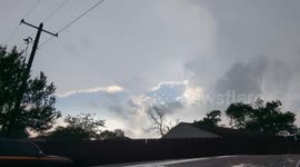 Severe Thunderstorm Warned Cell Floresville, Texas