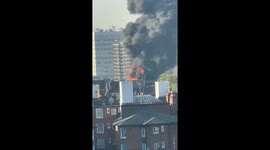 Substation fire forces evacuations in Westminster, London