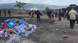 Police in Honduras destroy million of dollars worth of cocaine