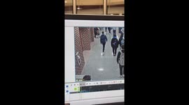 Person falls in hallway while walking with four-wheel cycle after foot surgery