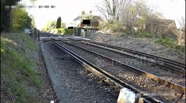Level crossing CCTV captures near misses across the UK