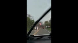 Tree falls on electric cables, ignites fire in Peters Township, PA