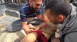 Israeli airstrike hits tent sheltering displaced civilians in Deir al-Balah
